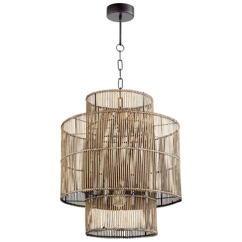 Cyan Design - Hammond Pendant Bamboo in Rattan - 10273 veiw 1