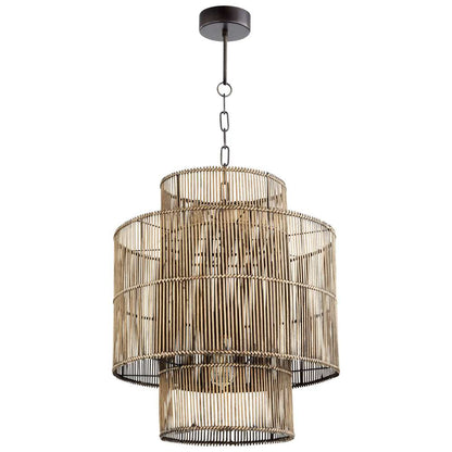 Cyan Design - Hammond Pendant Bamboo in Rattan - 10273 veiw 1