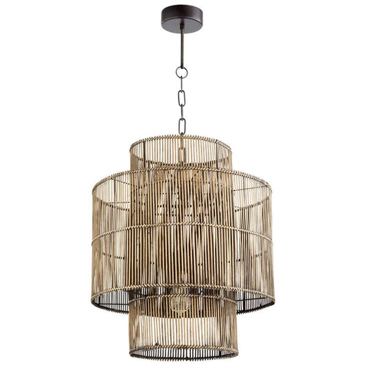 Cyan Design - Hammond Pendant Bamboo in Rattan - 10273 veiw 1