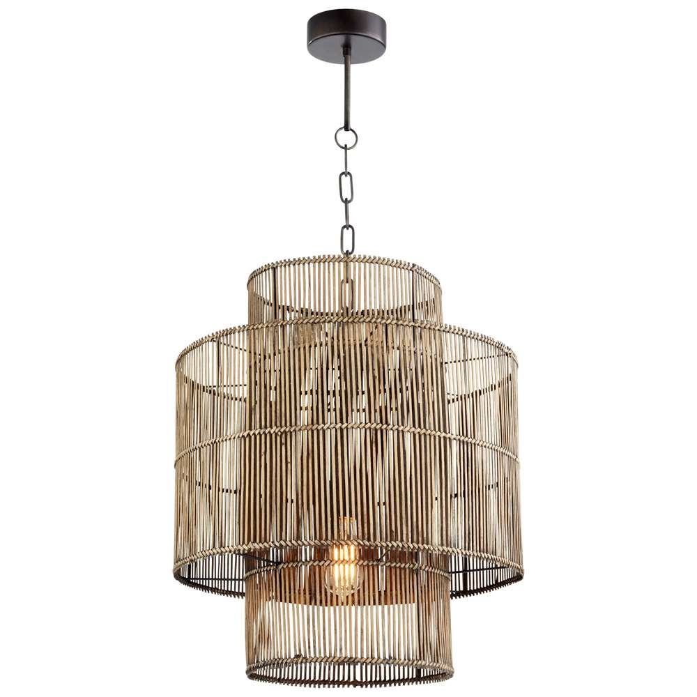 Cyan Design - Hammond Pendant Bamboo in Rattan - 10273 veiw 3