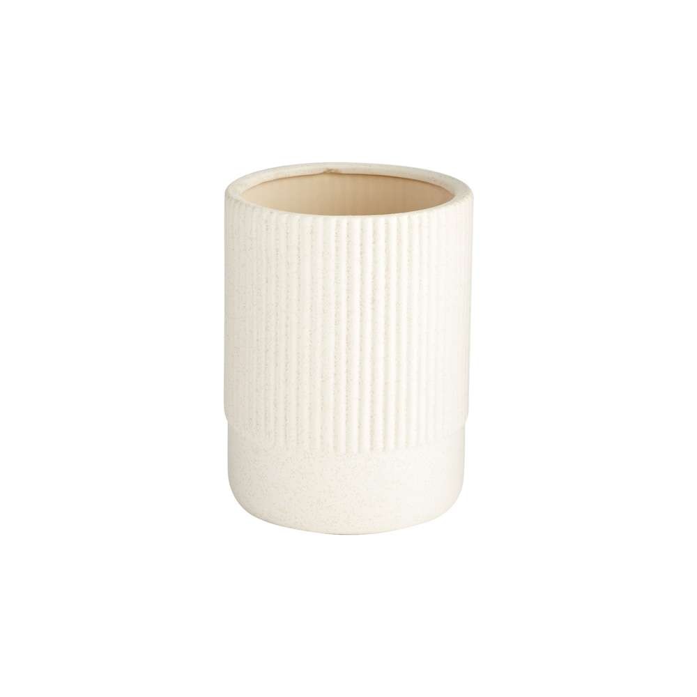 Cyan Design - Harmonica Vase in White - Small - 11197 veiw 1