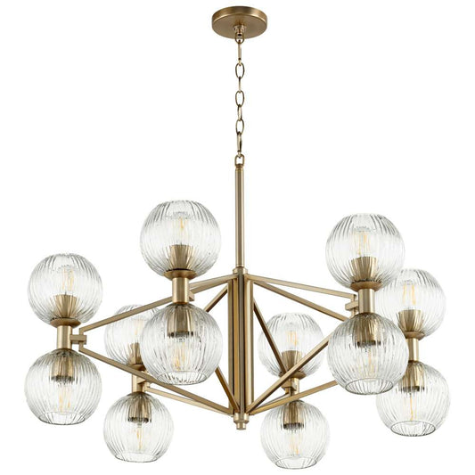 Cyan Design - Helios Chandelier in Aged Brass - Large - 10963 veiw 1