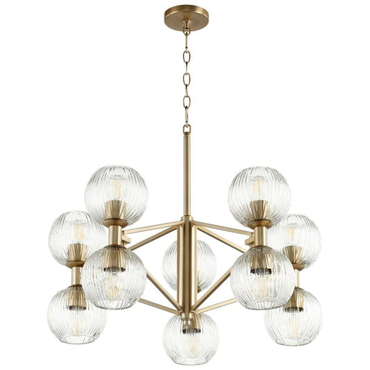 Cyan Design - Helios Chandelier in Aged Brass - Small - 10962 veiw 1