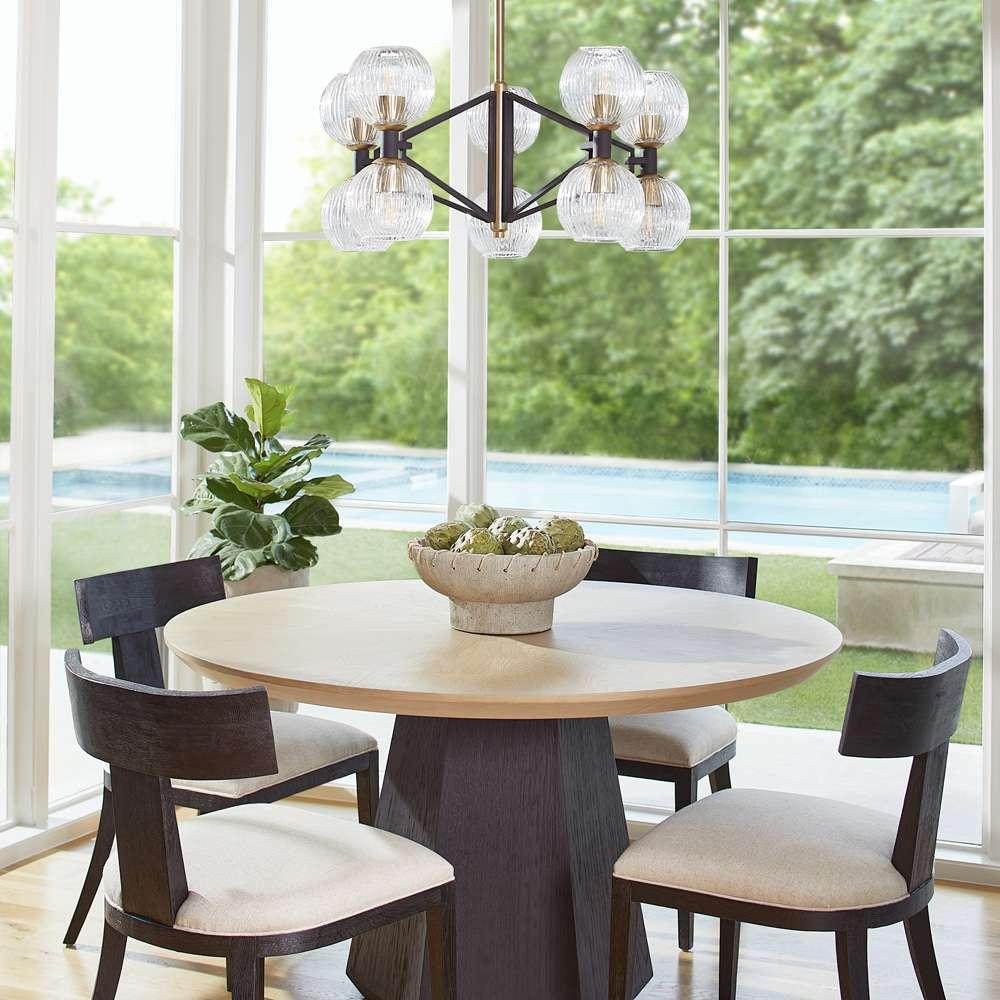 Cyan Design - Helios Chandelier in Black & Aged Brass - Small - 10965 veiw 3
