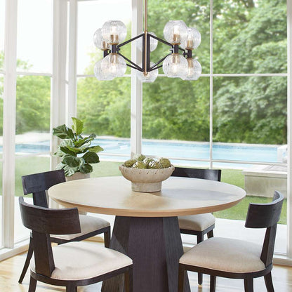 Cyan Design - Helios Chandelier in Black & Aged Brass - Small - 10965 veiw 4