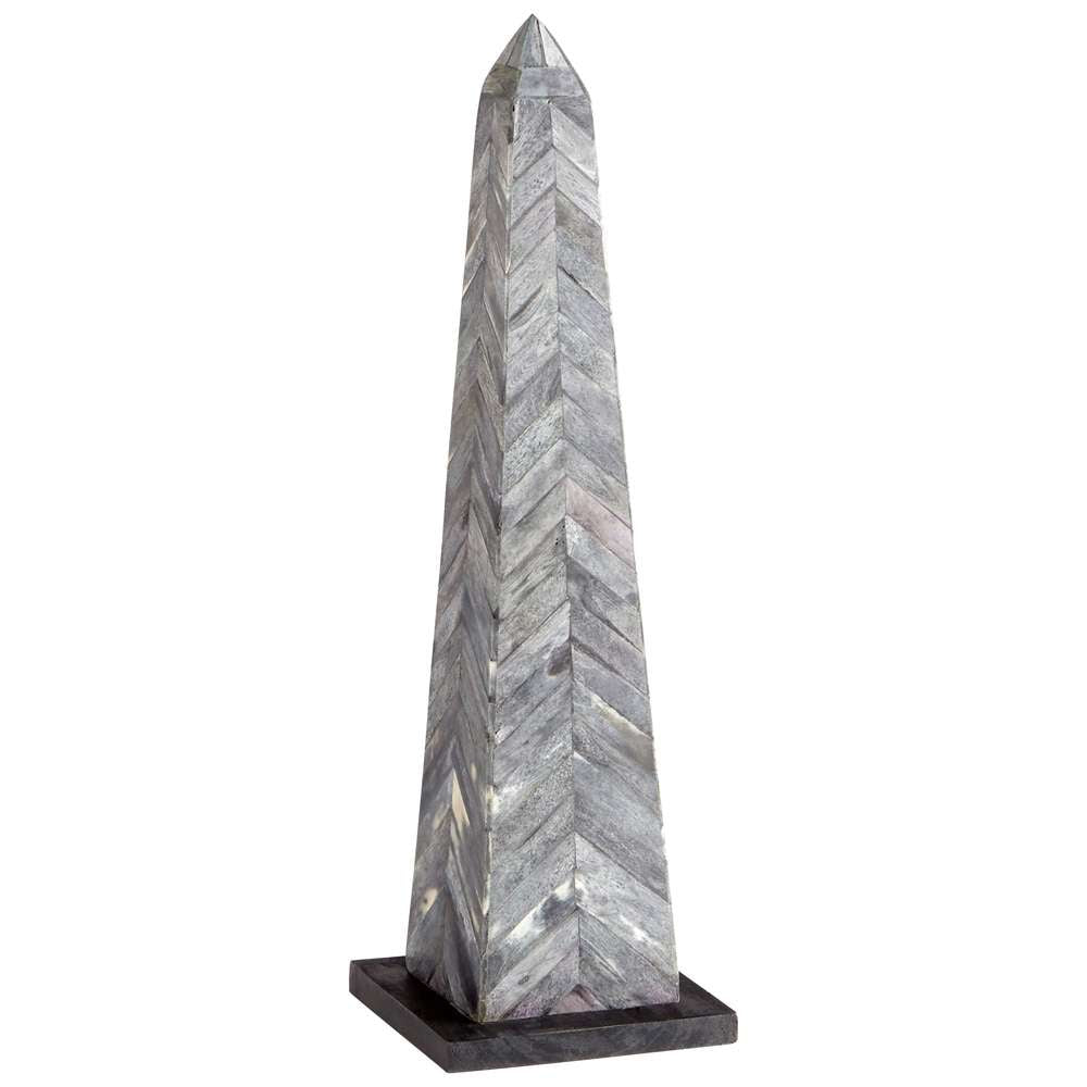 Cyan Design - Herring Obelisk Sculpture in Grey and Black - 10190 veiw 1