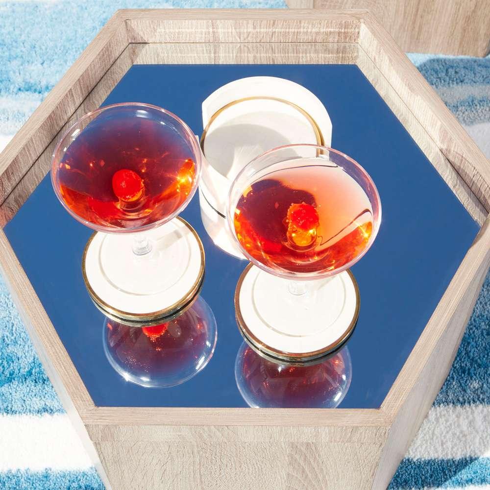 Cyan Design - Honeycomb Tray Table in Oak Veneer - Small - 09886 veiw 7