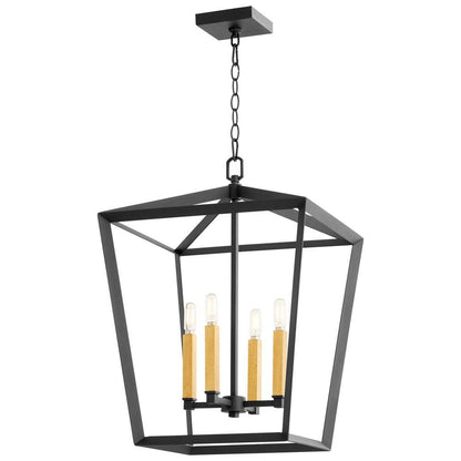 Cyan Design - Hyperion Chandelier - 4-Light in Black - Large - 10375 veiw 5