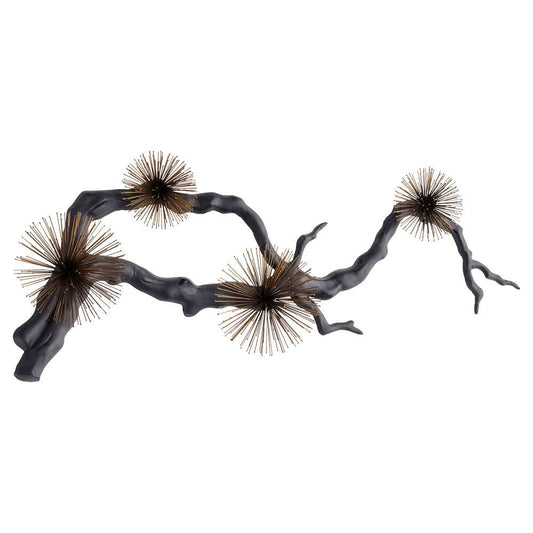 Cyan Design - Ichiyo Wall Decor in Black in Gold Accents - Large - 11436 veiw 1