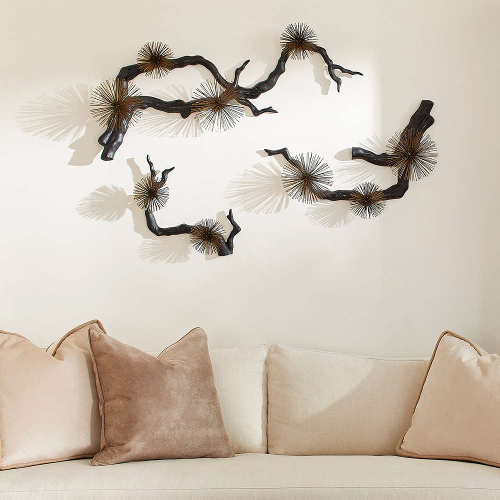 Cyan Design - Ichiyo Wall Decor in Black in Gold Accents - Medium - 11435 veiw 3