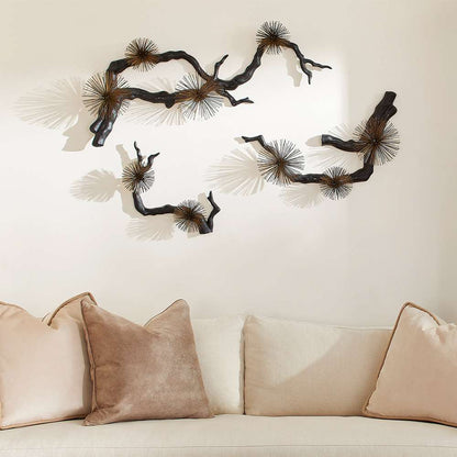 Cyan Design - Ichiyo Wall Decor in Black in Gold Accents - Medium - 11435 veiw 3