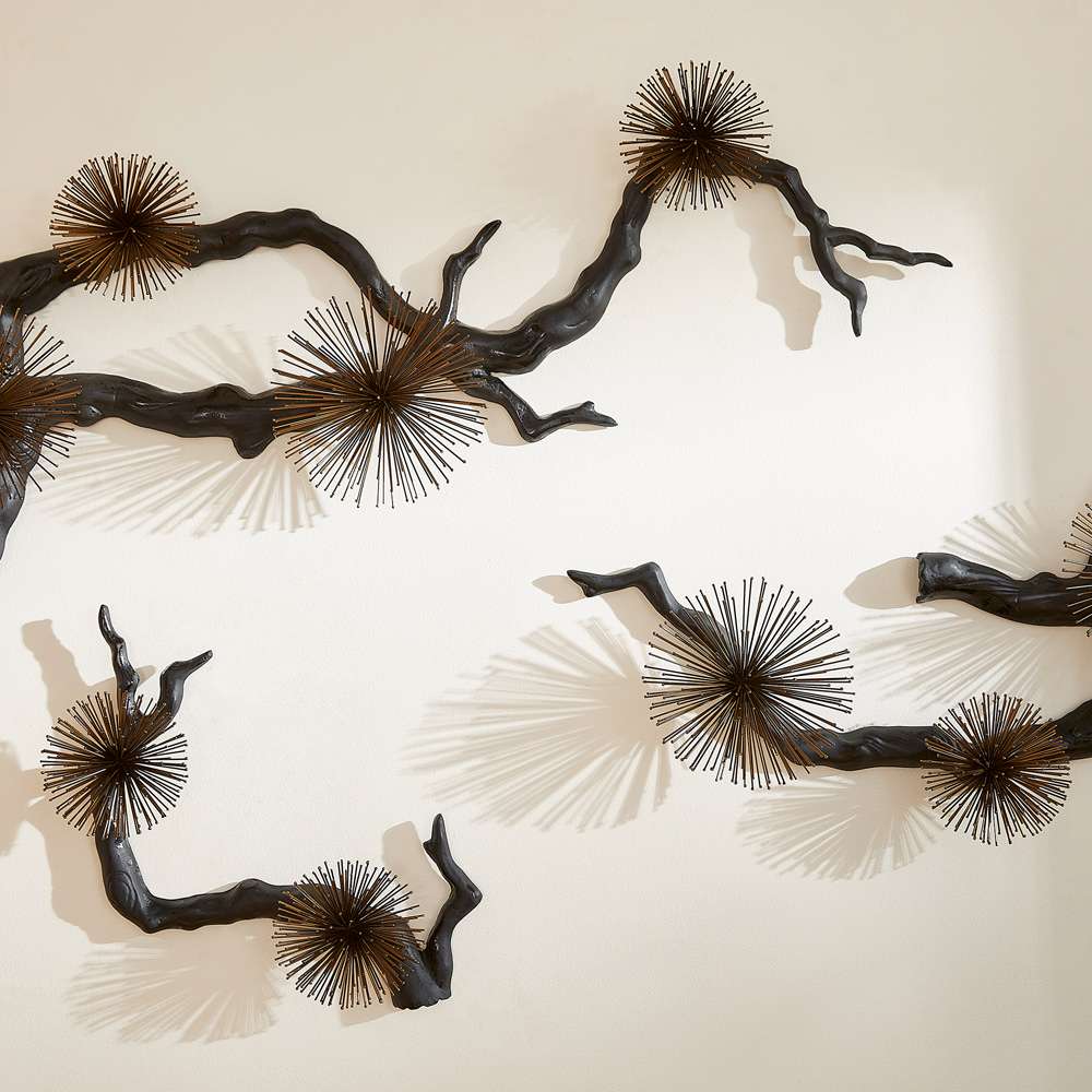 Cyan Design - Ichiyo Wall Decor in Black in Gold Accents - Medium - 11435 veiw 6