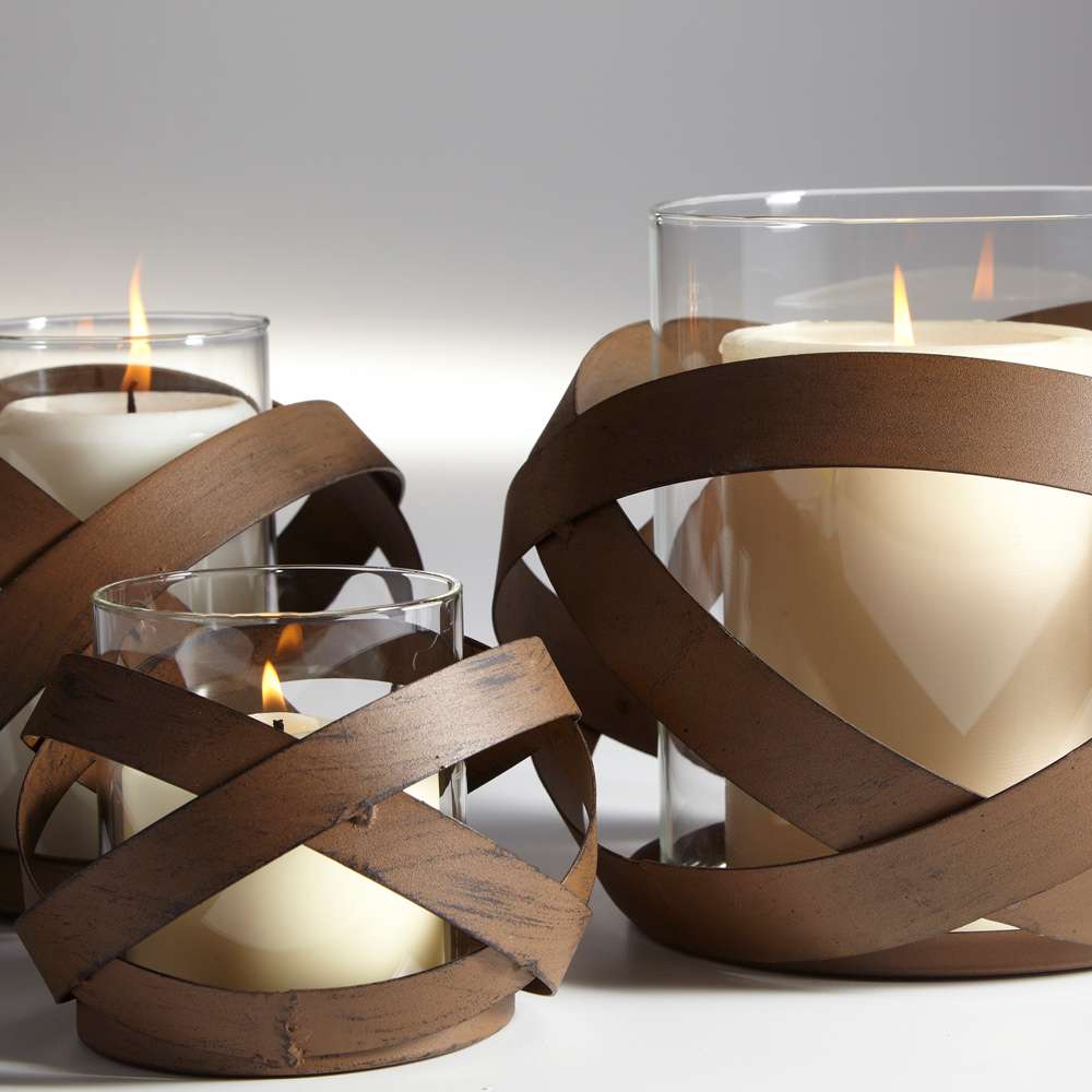 Cyan Design - Infinity Candleholder in Copper - Small - 06211 veiw 2