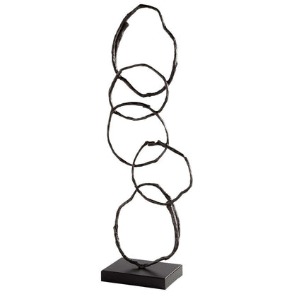 Cyan Design - Inner Circles Sculpture in Bronze - 09574 veiw 1