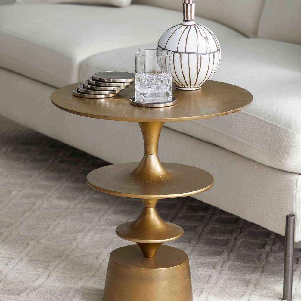 Cyan Design - Jameson Coasters in Nickel and Black - 09791 veiw 2