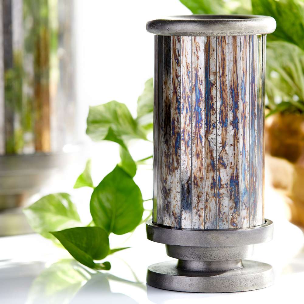 Cyan Design - Kensington Vase in Nickel - Medium - 09945 veiw 8