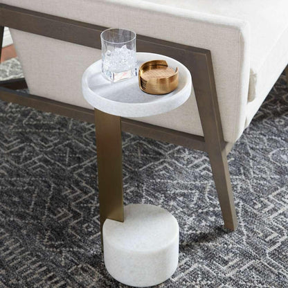 Cyan Design - Kodiak Side Table in Gold & White - 10497 veiw 3