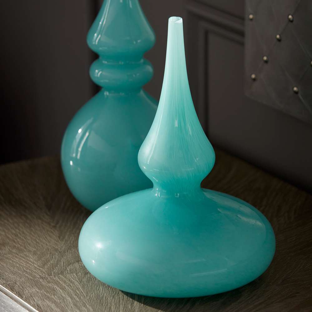 Cyan Design - l Stupa Vase in Turquoise - Small - 02378 veiw 2