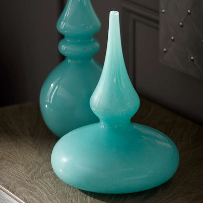 Cyan Design - l Stupa Vase in Turquoise - Small - 02378 veiw 2