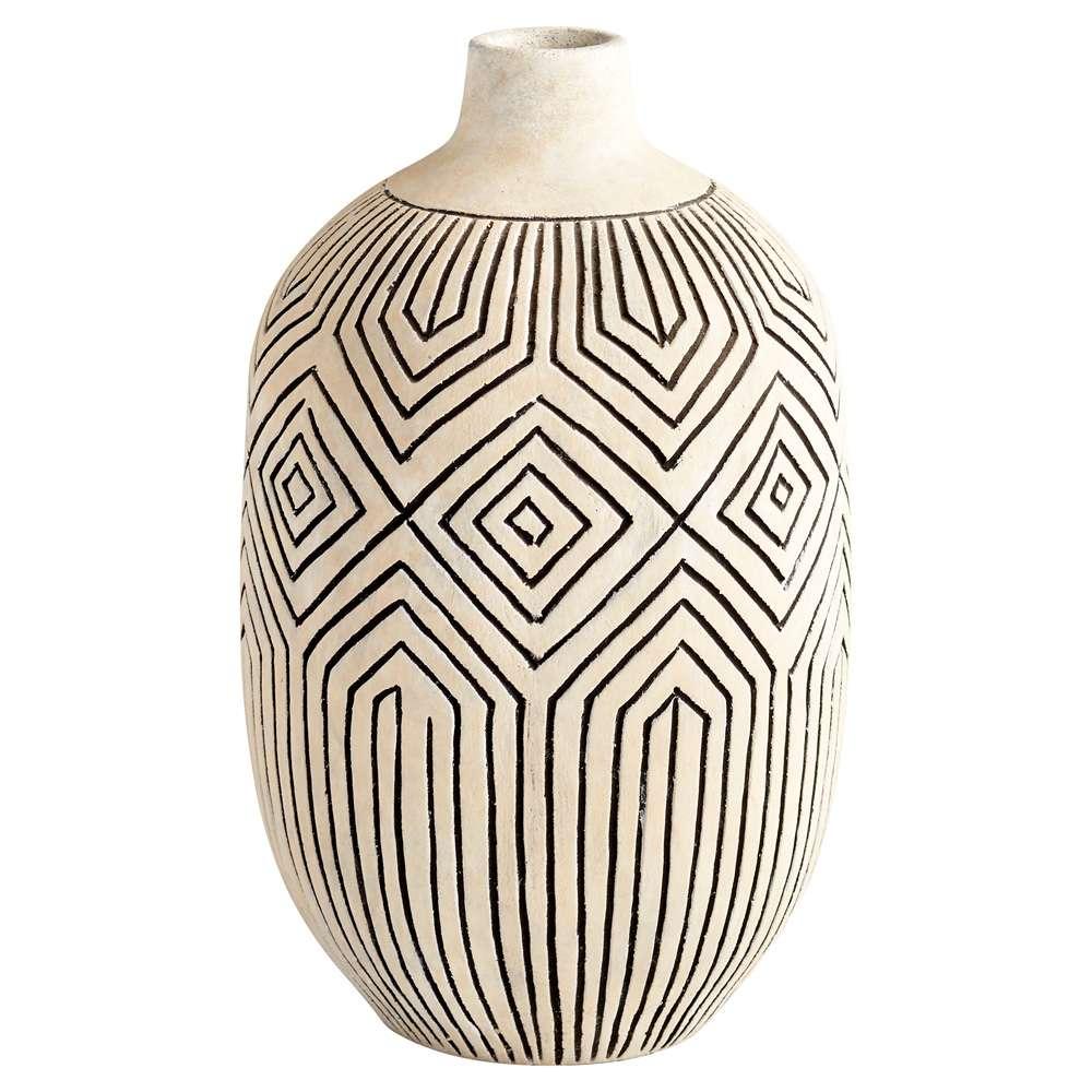 Cyan Design - Light Labyrinth Vase in White - Small - 11122 veiw 1