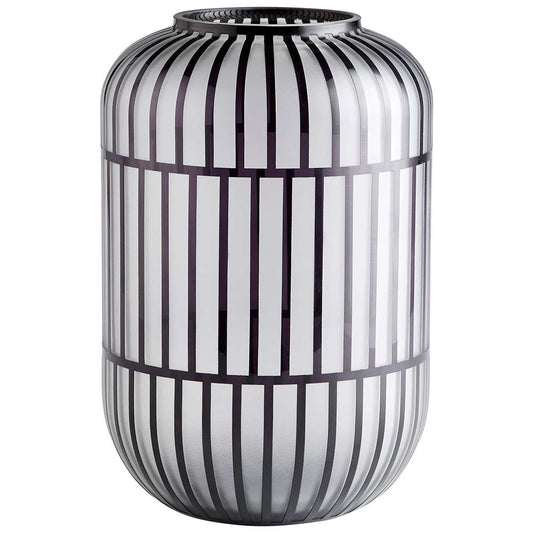 Cyan Design - Lined Up Vase in Black - Extra Large - 10872 veiw 1