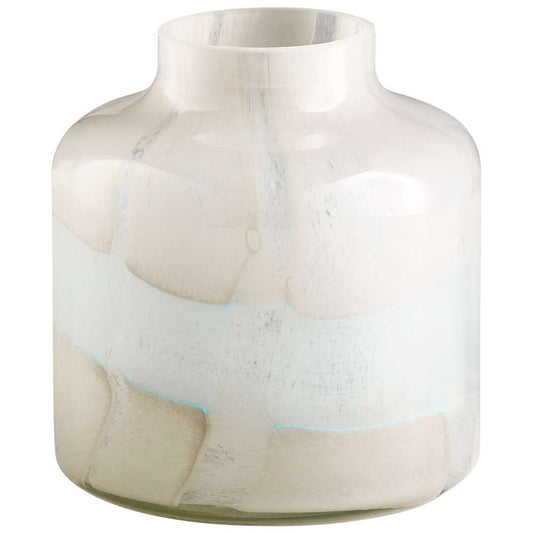 Cyan Design - Lucerne Vase in Tan and Aqua - Small - 11077 veiw 1