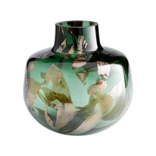 Cyan Design - Maisha Vase in Green and Gold - Small - 10491 veiw 1