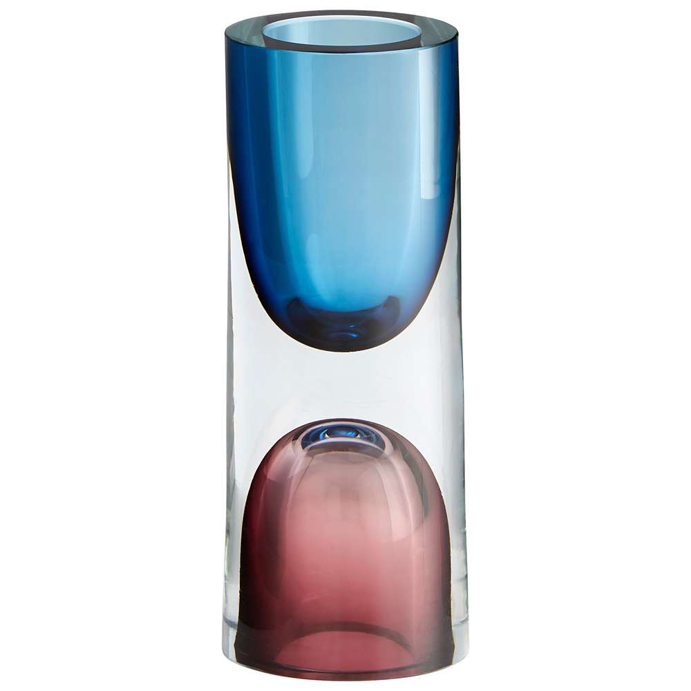 Cyan Design - Majeure Vase in Purple and Blue - Medium - 10019 veiw 1
