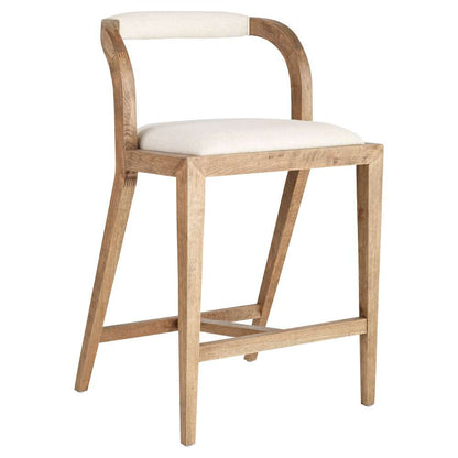 Cyan Design - Malone Stool in Cream - 11382 veiw 1