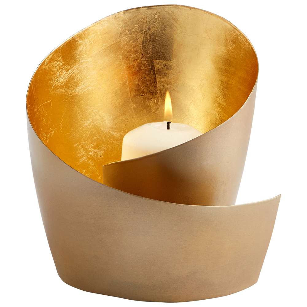 Cyan Design - Mars Candleholder in Brass - Medium - 08118 veiw 1