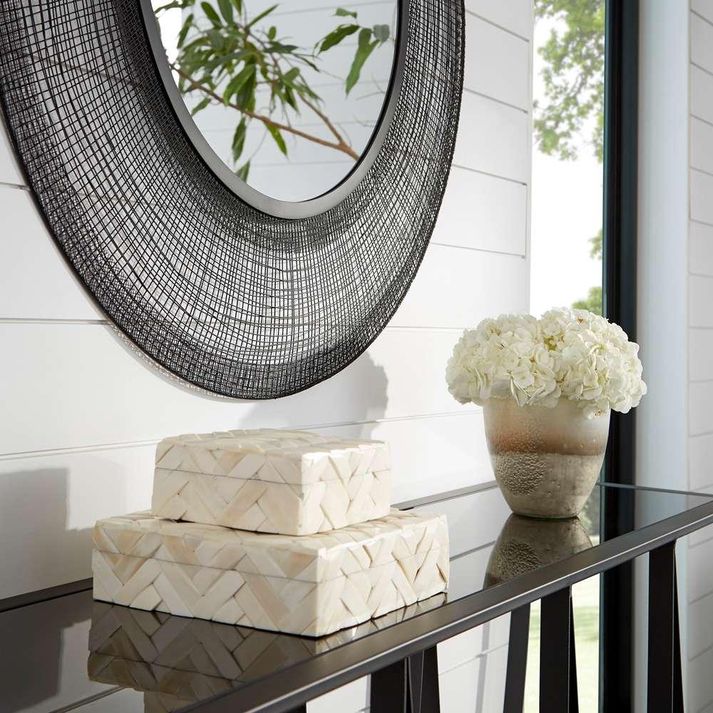 Cyan Design - Matrix Mirror in Graphite - 10246 veiw 3