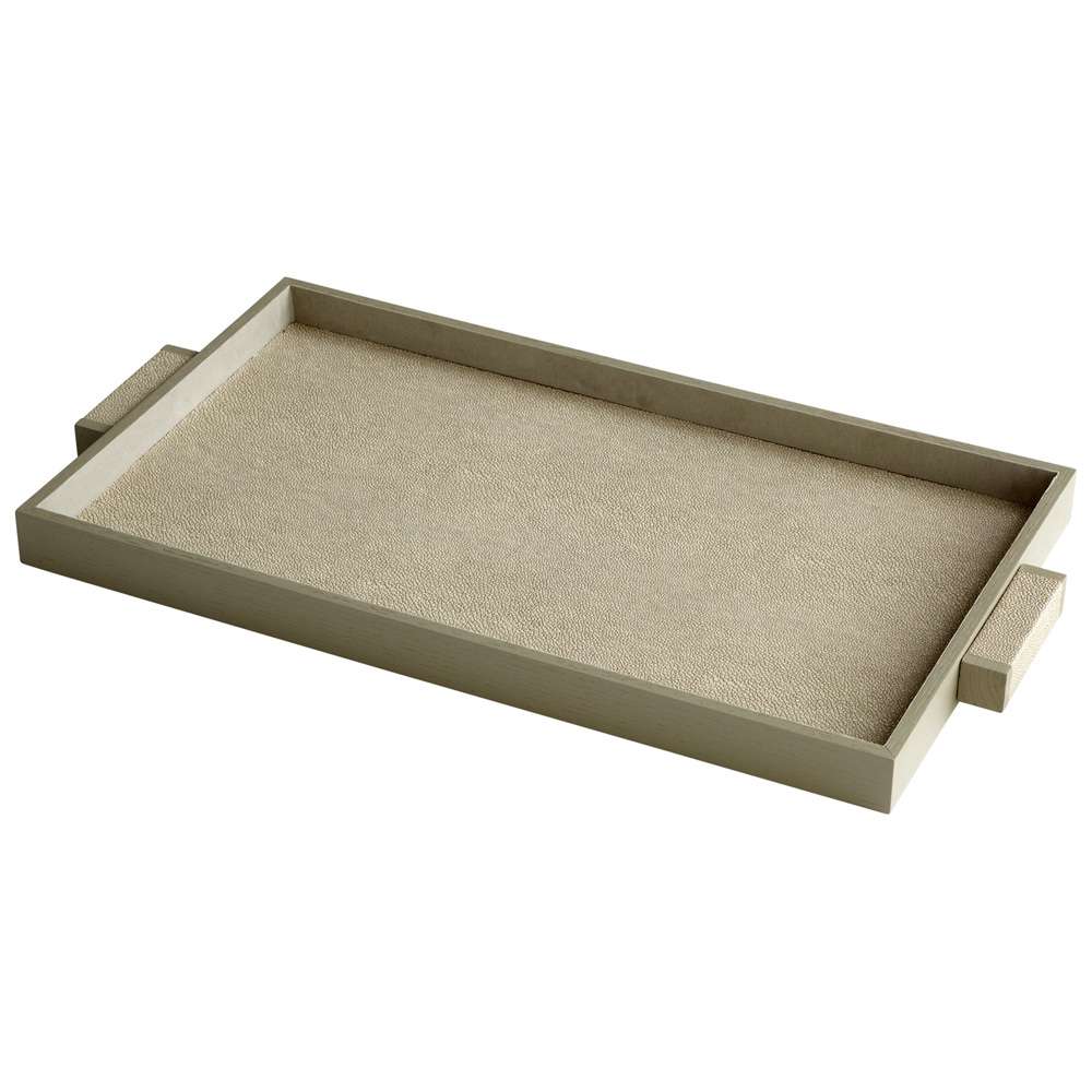 Cyan Design - Melrose Tray in Shagreen - Large - 06013 veiw 1