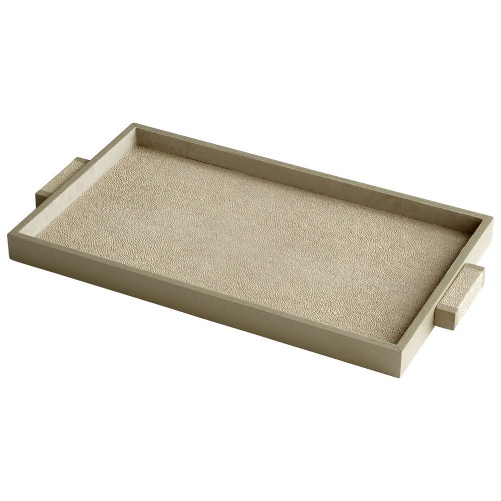 Cyan Design - Melrose Tray in Shagreen - Medium - 06012 veiw 1