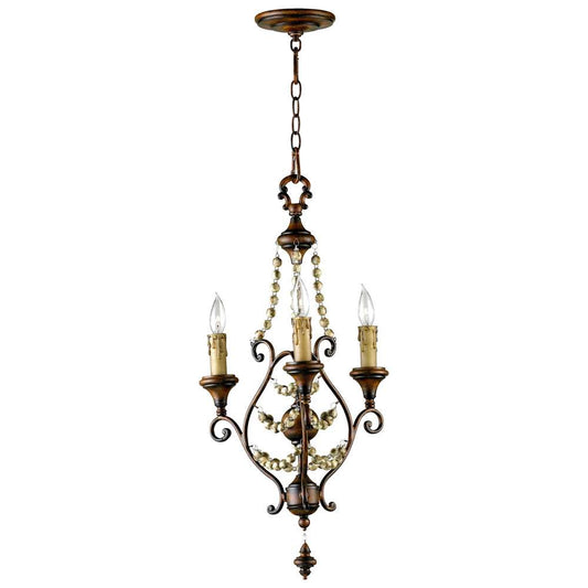Cyan Design - Meriel Chandelier 3-Light in Antiqued Sienna - 03010 veiw 1