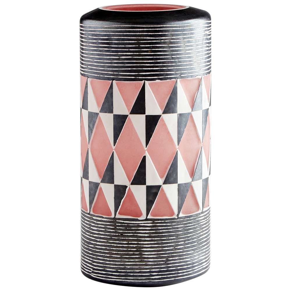 Cyan Design - Mesa Vase in Black and White - Medium - 11106 veiw 1