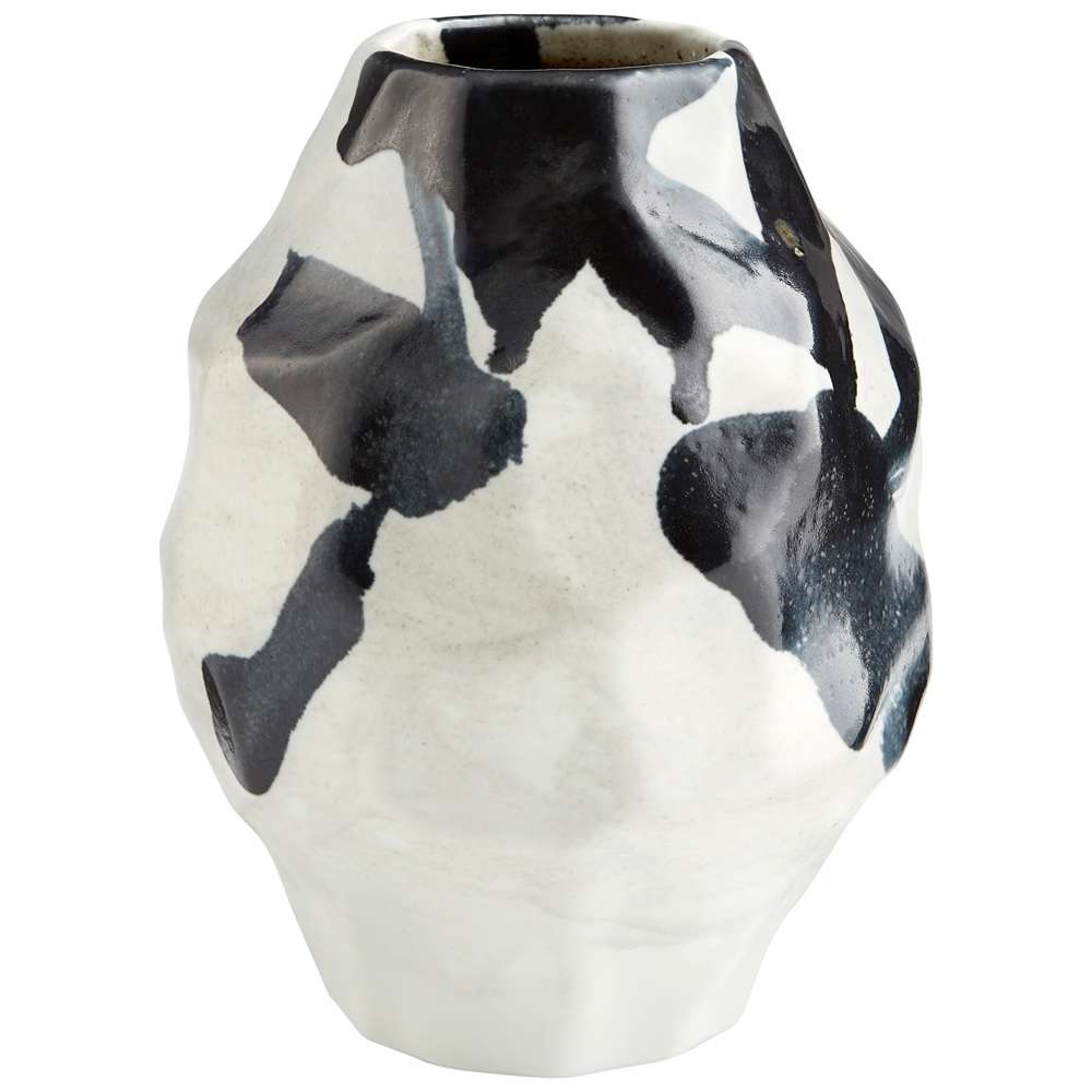 Cyan Design - Mod Vase in Black and White - Small - 10941 veiw 1