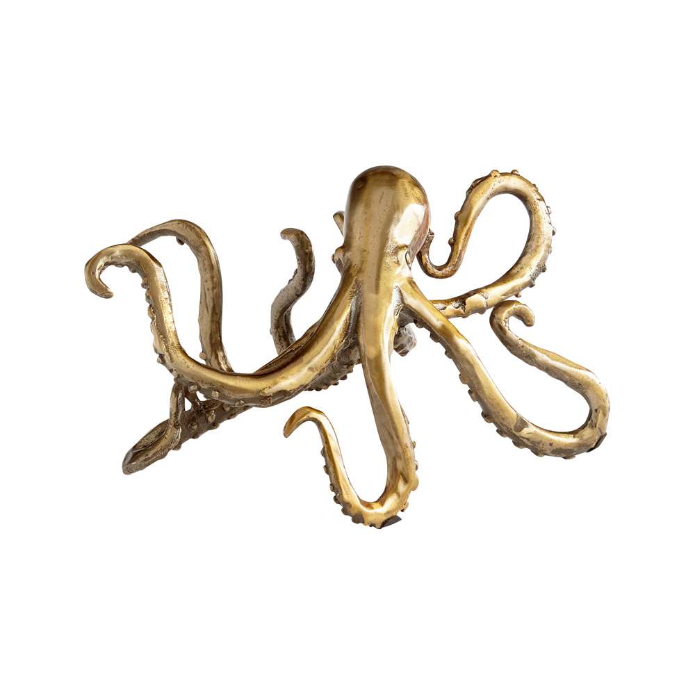 Cyan Design - Octopus Shelf Decor in Aged Brass - 11239 veiw 1
