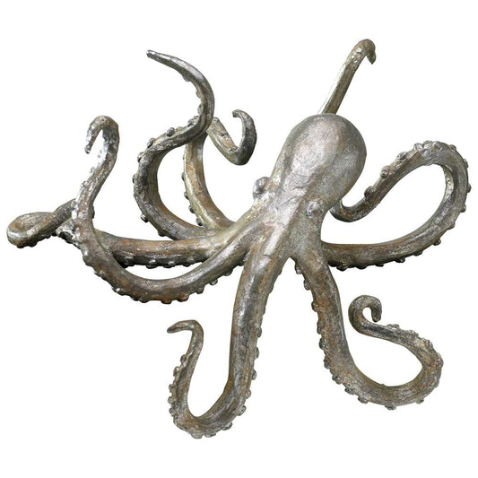 Cyan Design - Octopus Shelf Decor in Pewter - Medium - 02827 veiw 1