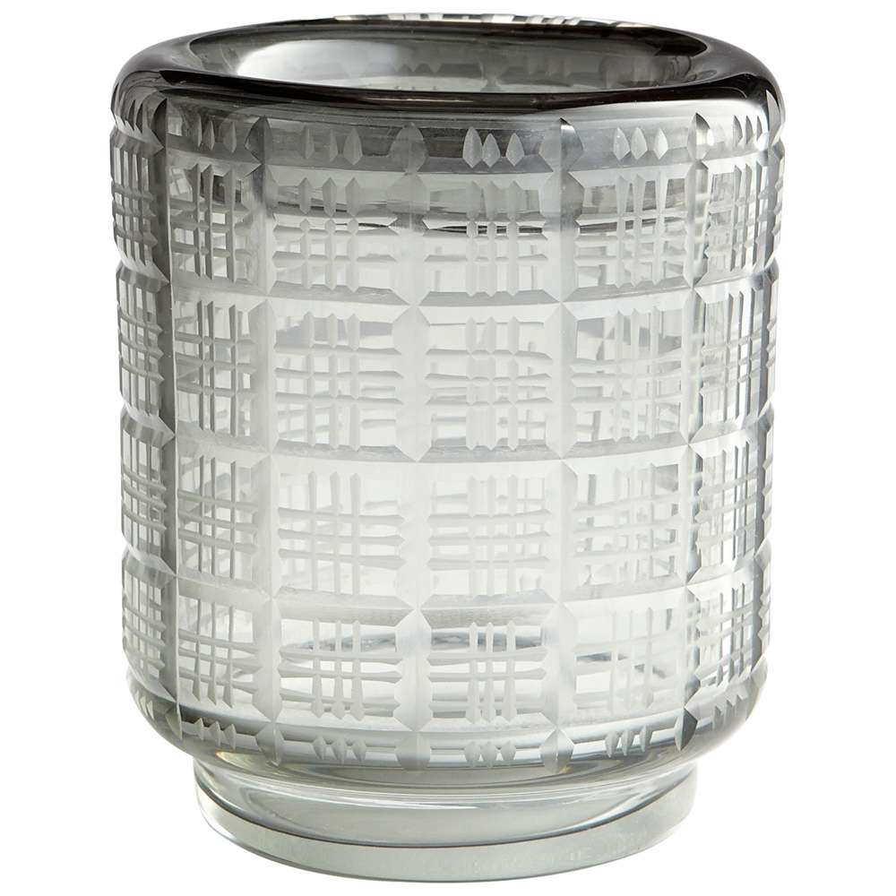 Cyan Design - Off The Grid Vase in Smoke - Small - 08621 veiw 1