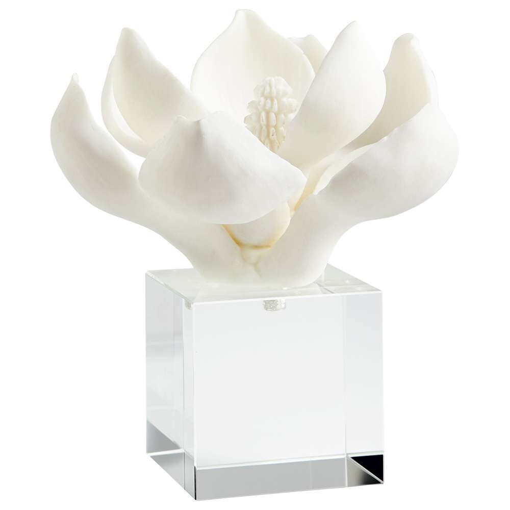 Cyan Design - Oleander Sculpture in White - Small - 10431 veiw 1