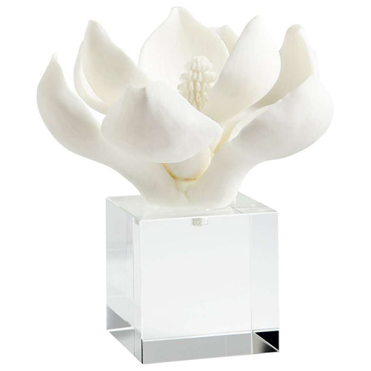 Cyan Design - Oleander Sculpture in White - Small - 10431 veiw 1
