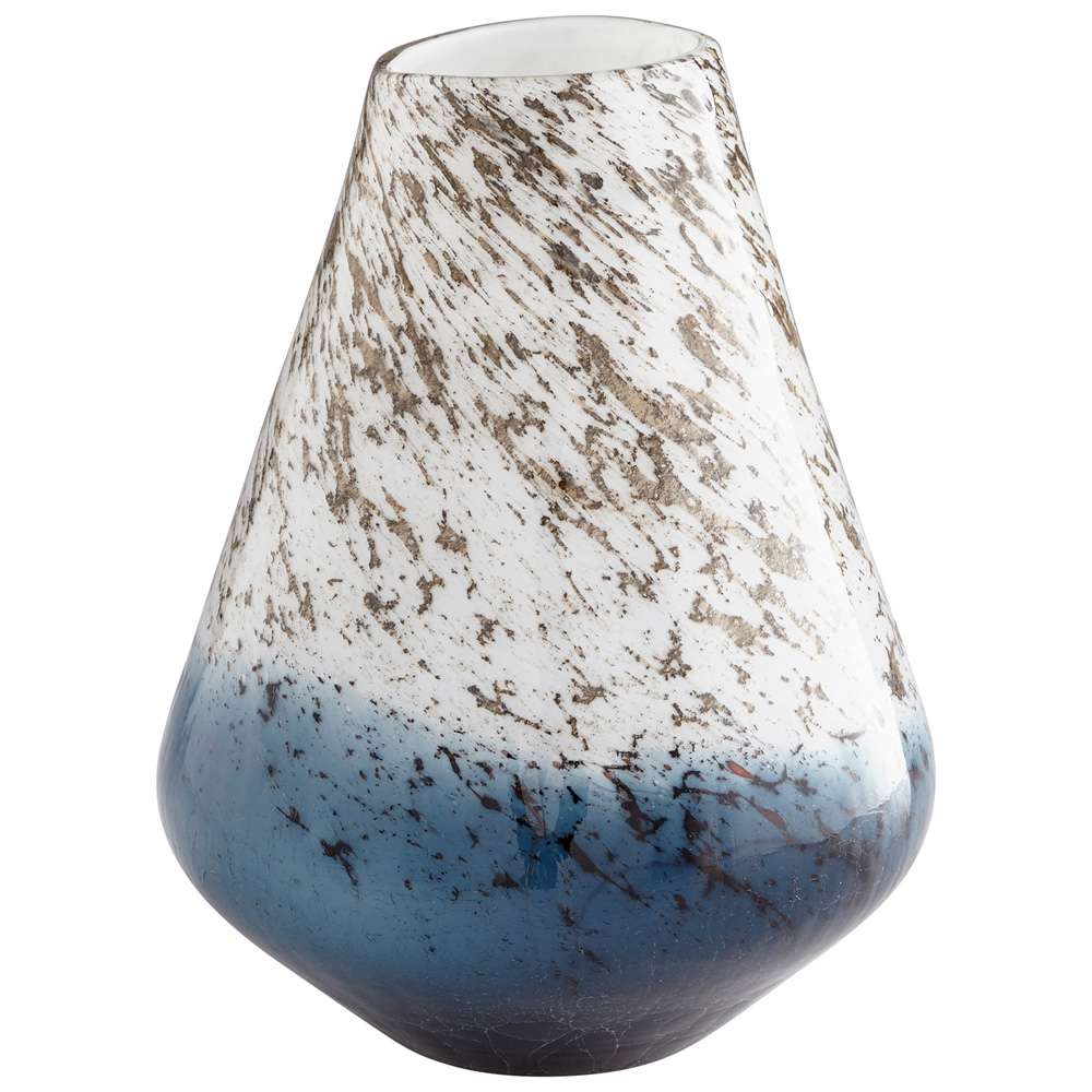 Cyan Design - Orage Vase in Blue and White - Large - 09542 veiw 1
