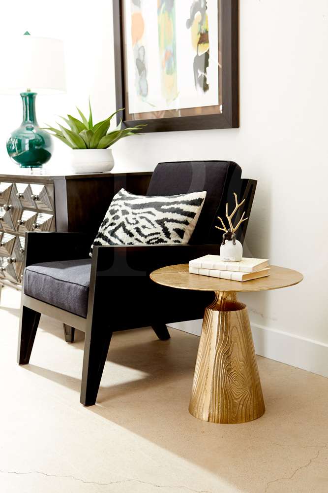 Cyan Design - Oregonia Side Table in Brass - 10628 veiw 2