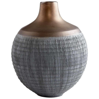 Cyan Design - Osiris Vase in Charcoal Grey and Bronze - Large - 09006 veiw 1