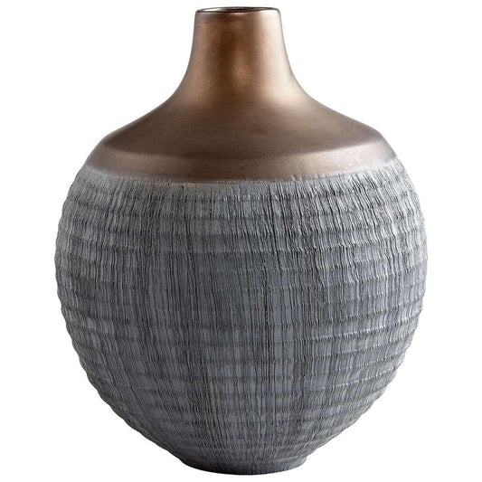 Cyan Design - Osiris Vase in Charcoal Grey and Bronze - Large - 09006 veiw 1