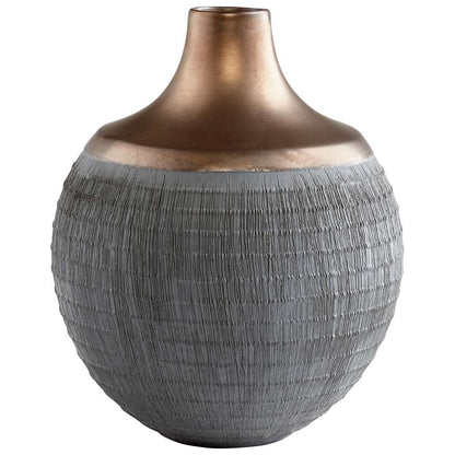 Cyan Design - Osiris Vase in Charcoal Grey and Bronze - Medium - 09005 veiw 1
