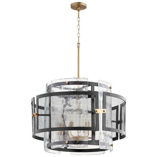 Cyan Design - Panorama Chandelier in Noir & Aged Brass - Medium - 11118 veiw 1
