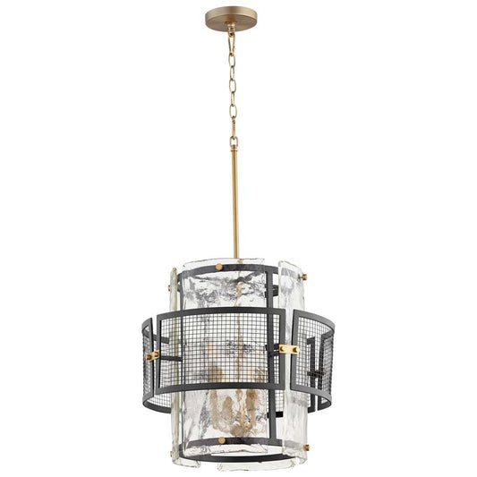 Cyan Design - Panorama Chandelier in Noir & Aged Brass - Small - 11117 veiw 1