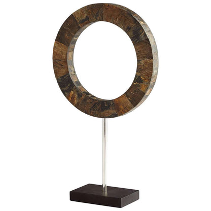 Cyan Design - Portal Sculpture in Brown and Stainless Steel - Medium - 07217 veiw 1