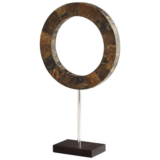 Cyan Design - Portal Sculpture in Brown and Stainless Steel - Medium - 07217 veiw 1